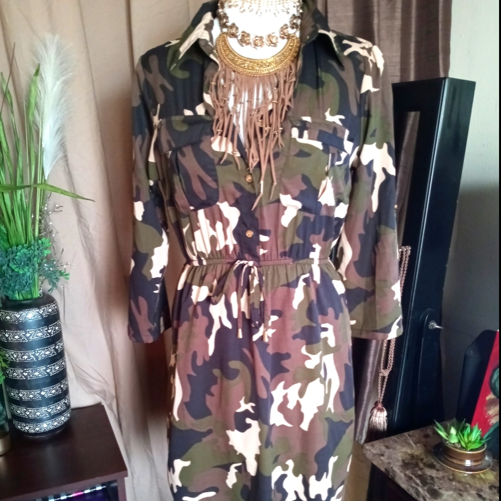 Beautiful camouflage top